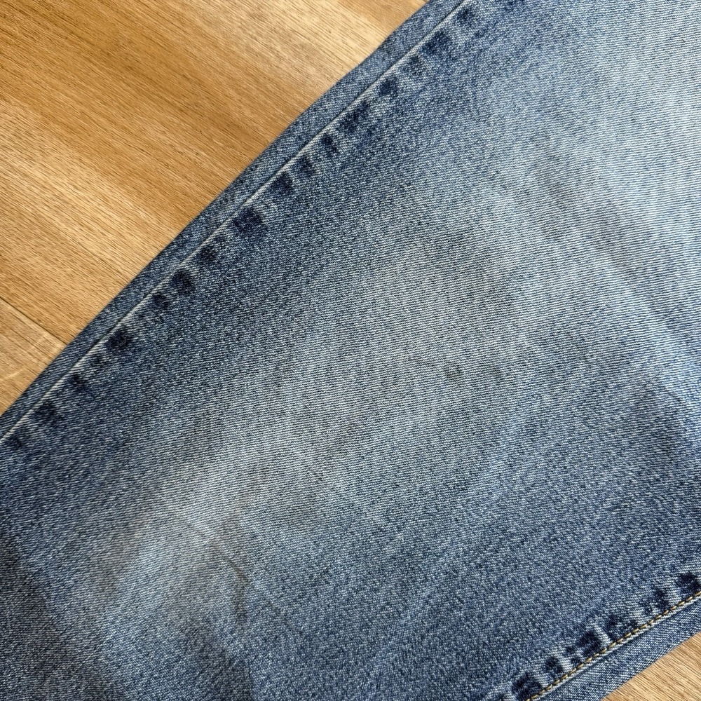 Vintage Diesel Saddle Jeans Men 27x28 Blue Loose Tapered Medium Wash Y2K (Tag29) - Picture 5 of 15